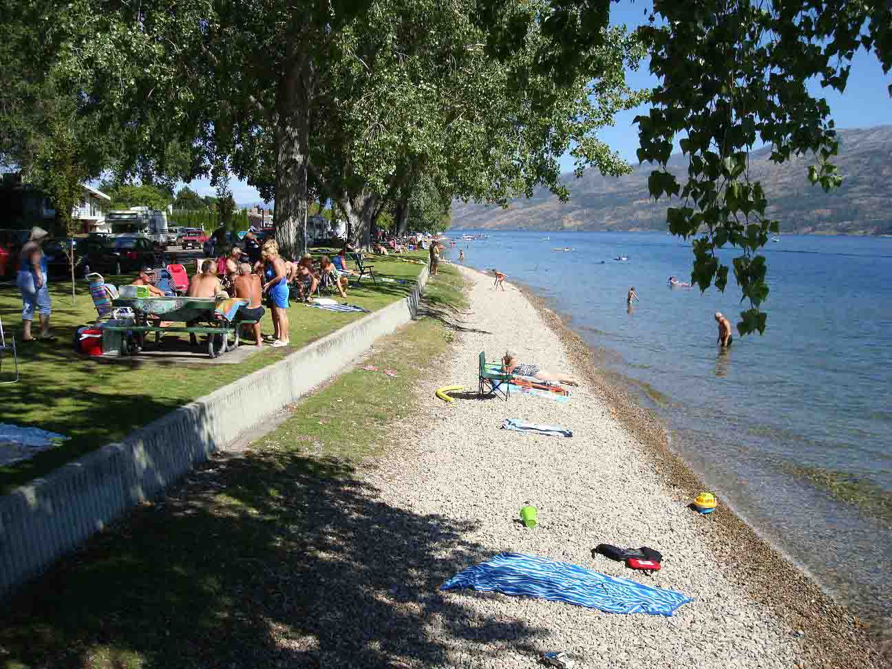 Enjoy the Peachland Beach