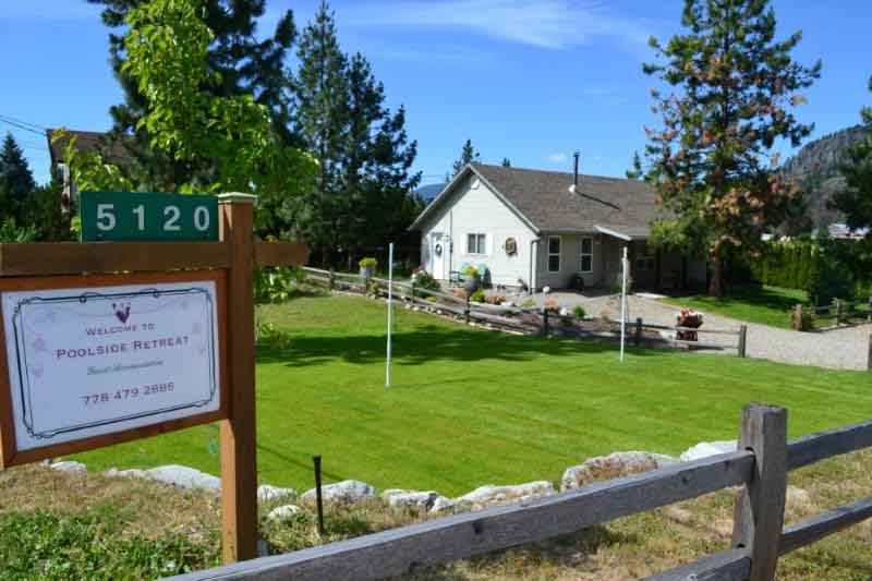 Entrance to Poolside Suite & Carriage House